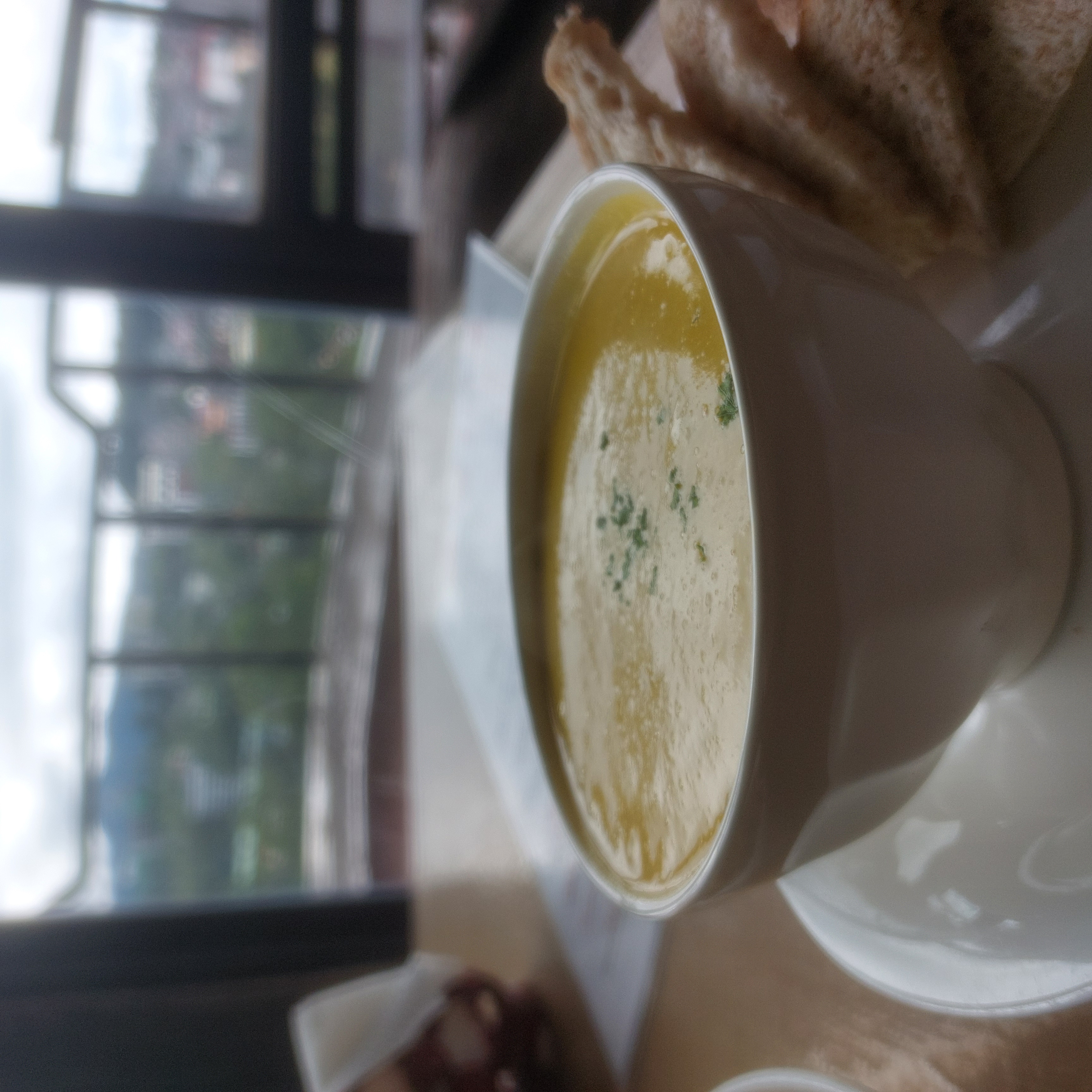 Pumpkin soup.