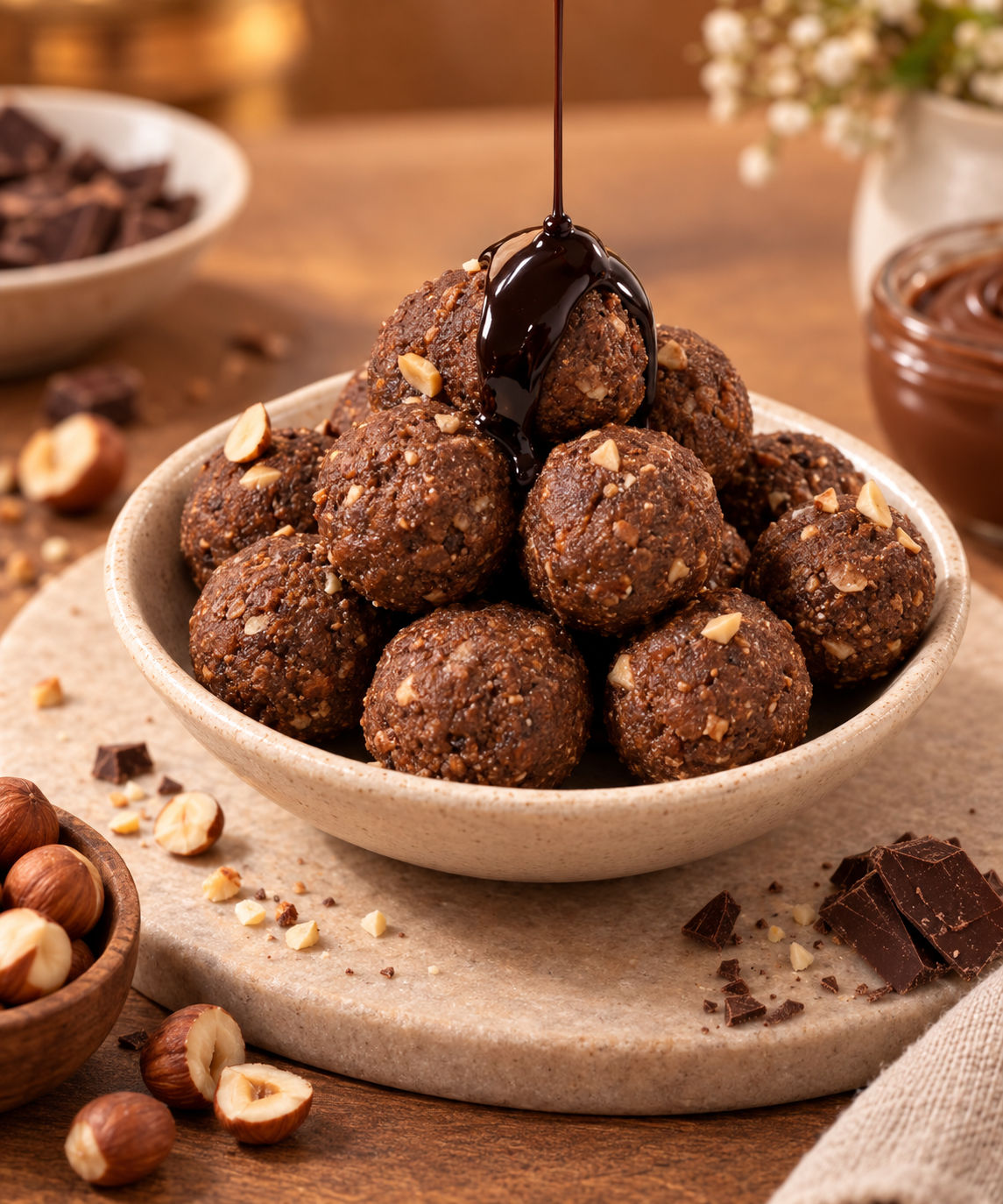 Chocolate Hazelnut Laddoo