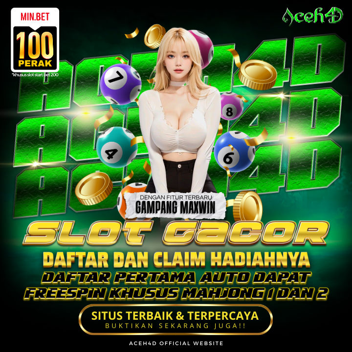 ACEH4D : Platform JUDI ONLINE Dan SLOT GACOR 2025 Dengan Depo Dana
