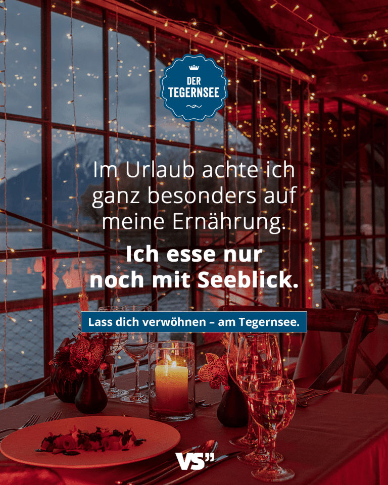 Social-Media-Kampagne für "der Tegernsee".