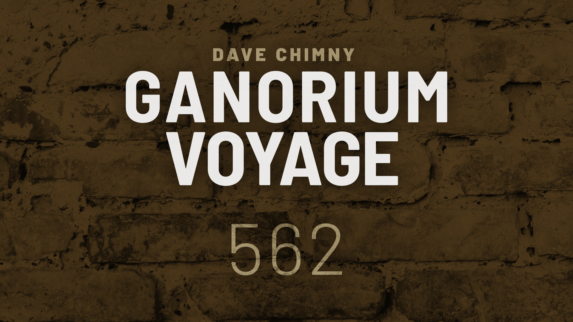 Dave Chimny – Ganorium Voyage, Teaser 562