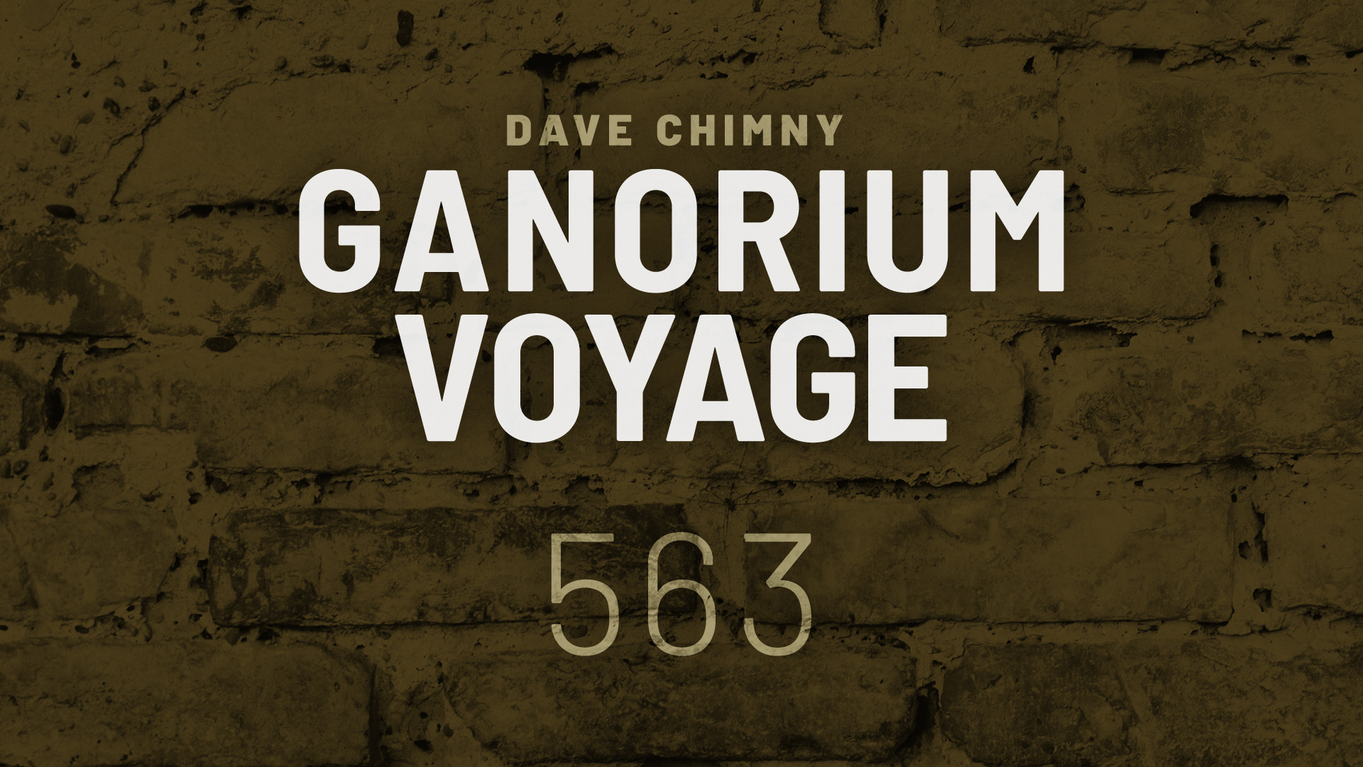 Dave Chimny – Ganorium Voyage, Teaser 563