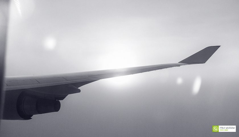 Morgensonne in den Wolken