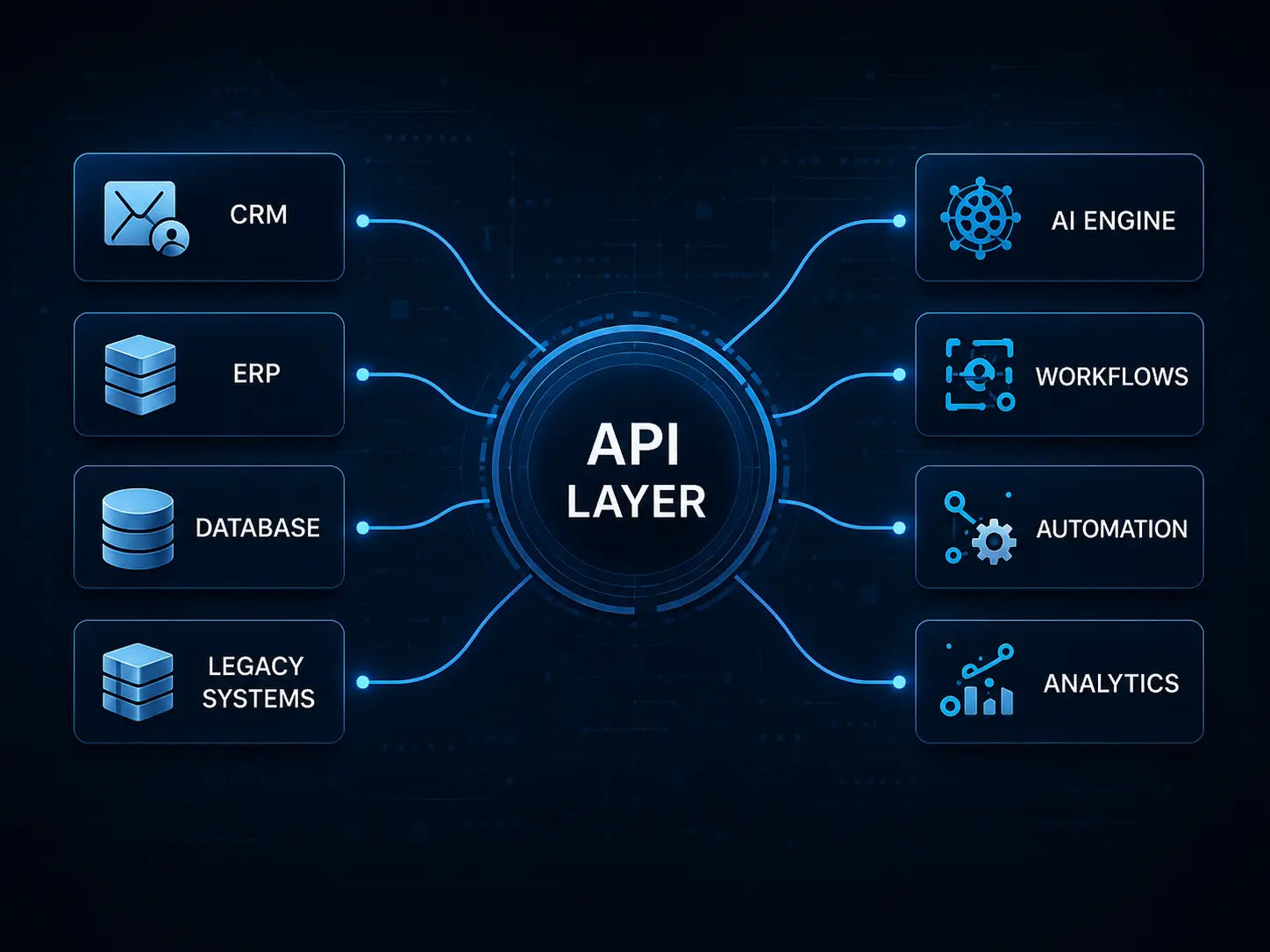 Connected systems and workflow architecture