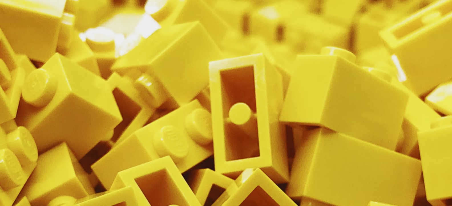 Yellow lego bricks