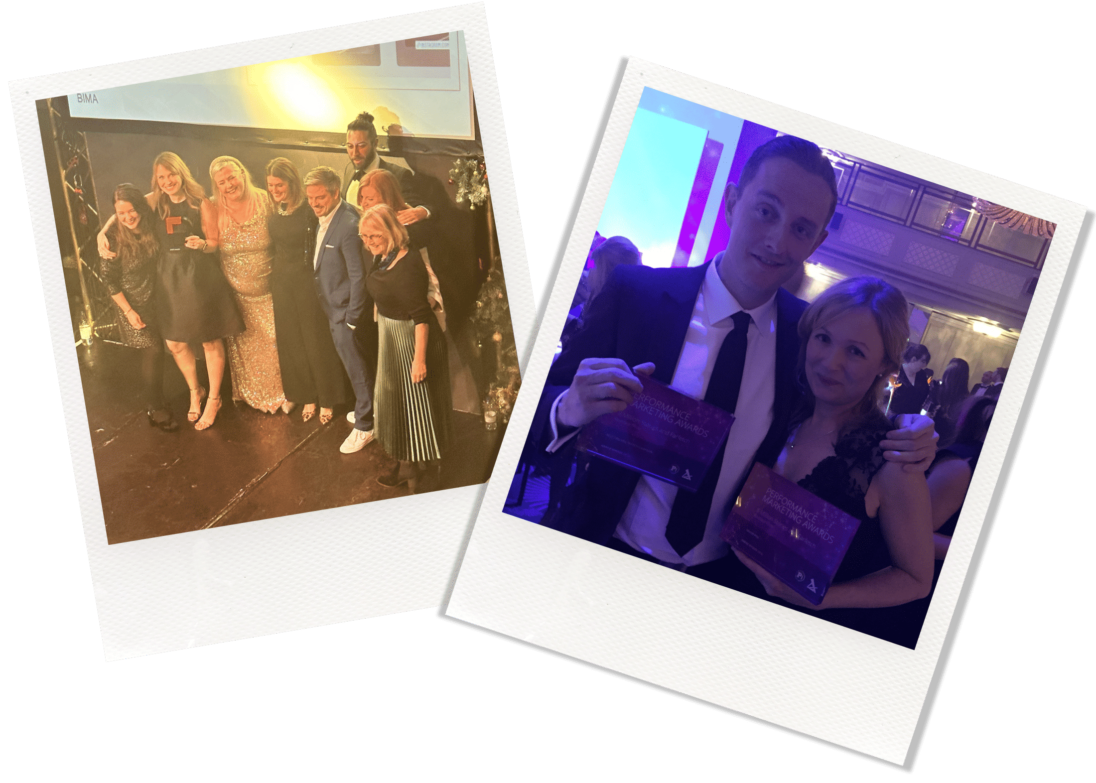 8MS staff members at digital marketing award ceremonies
