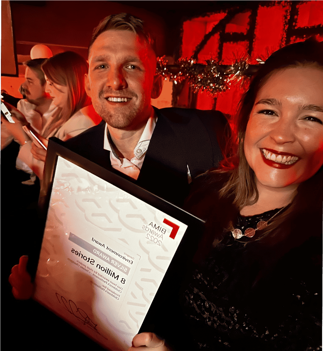 8 Million Stories win Silver Environment Award at BIMA.