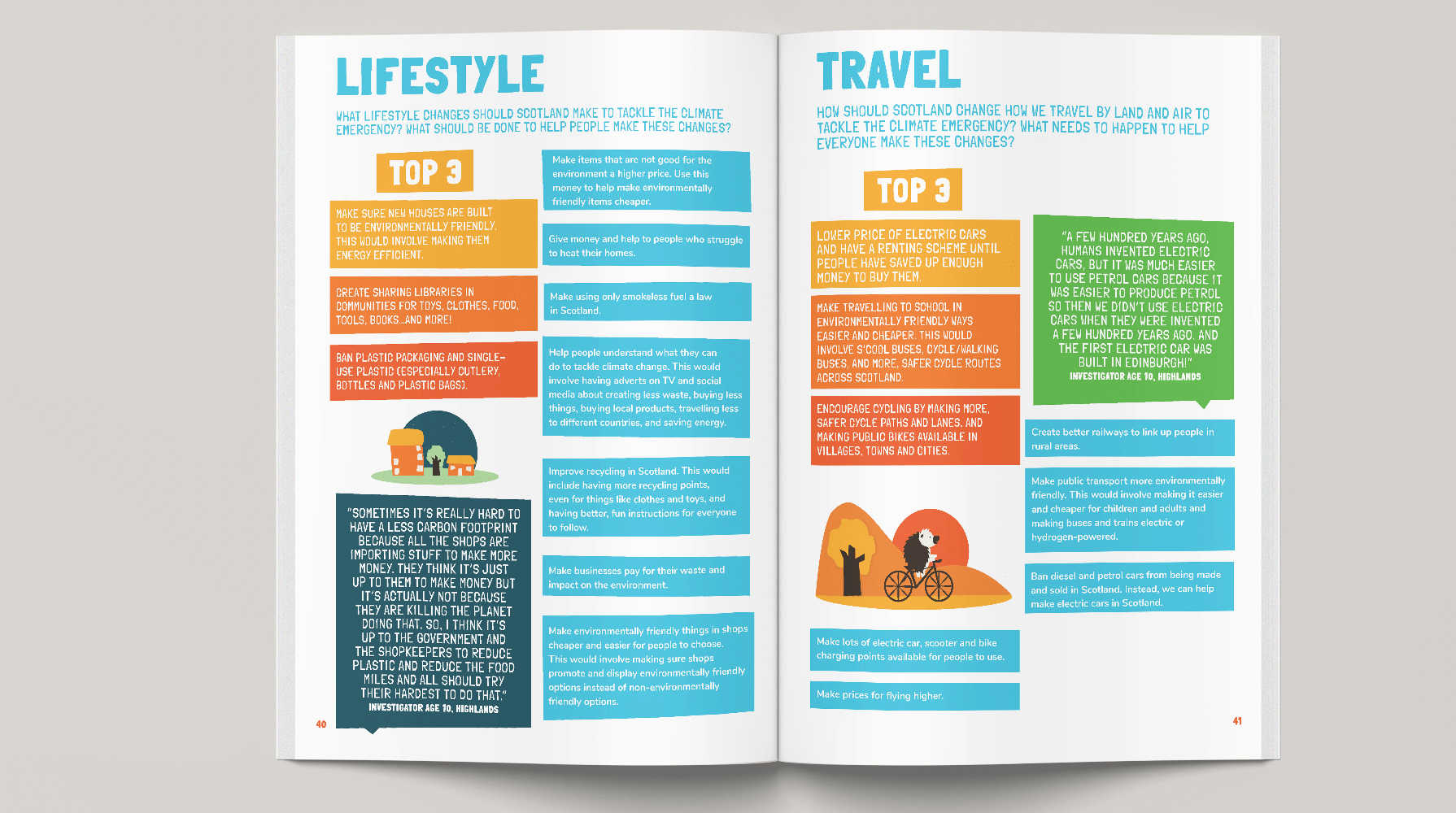 A workbook created by Children's Parliament to educate children into getting their voice heard.