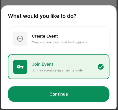 Create event