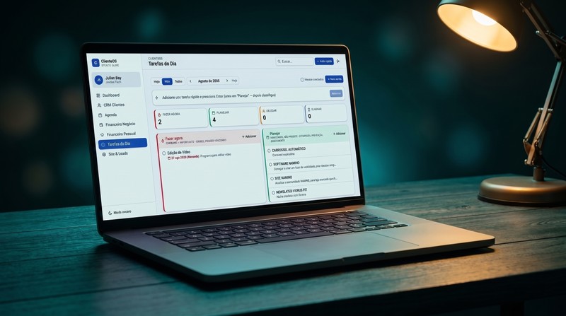 Software de gestão de atividades entregue pela Jordão Eng. Digital