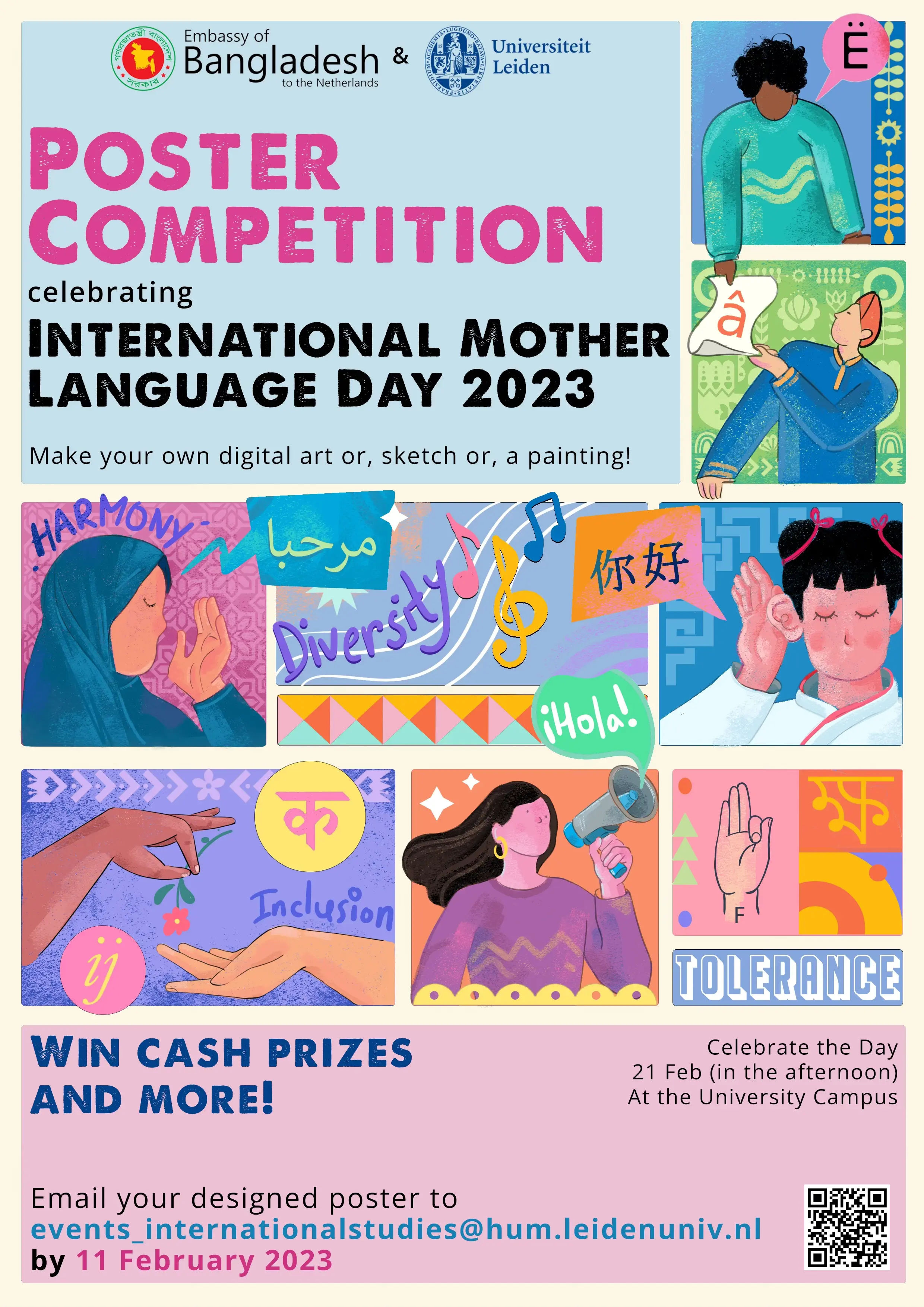 Language Competition Poster