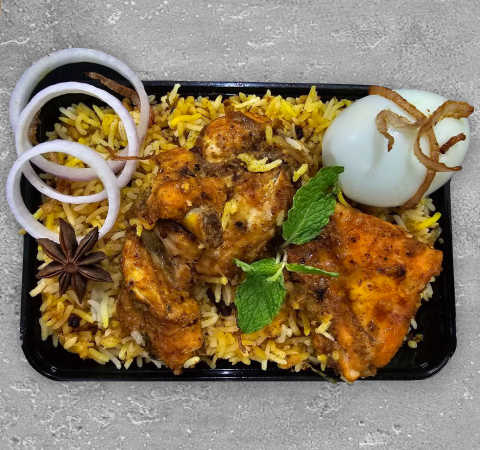 Dawat E Chicken Biryani Serves - 2 ( Kilo Biryani )-Railofy