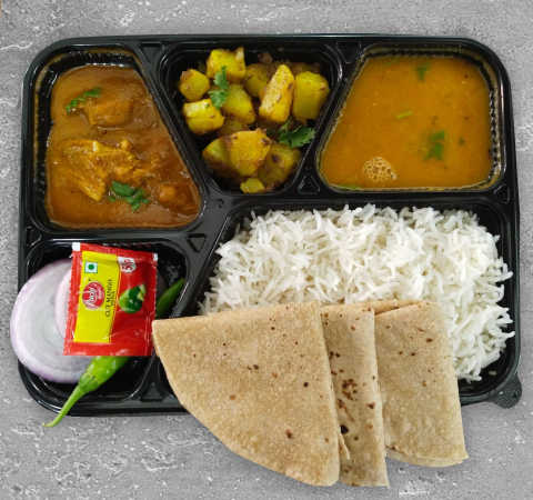 Non Veg Deluxe Thali-Railofy