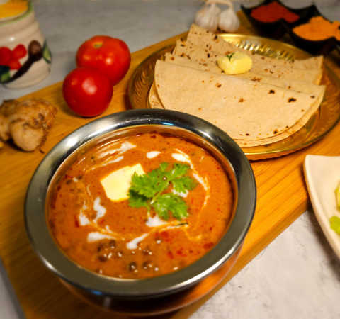 Dal Makhani Roti + Badam Milk Combo-Railofy