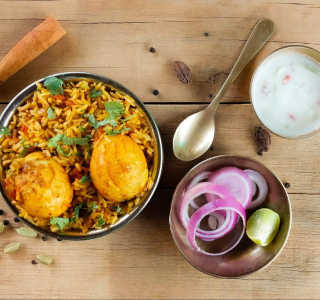 Egg Biryani - Serves 2-Railofy