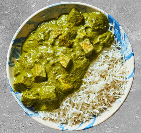 Palak Paneer - Jeera Rice Meal-Railofy