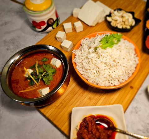 Paneer Curry & Rice Combo-Railofy