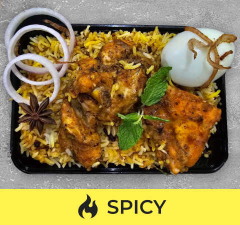 Chicken Dum Biryani Spicy ( Full-750 ML )-Railofy