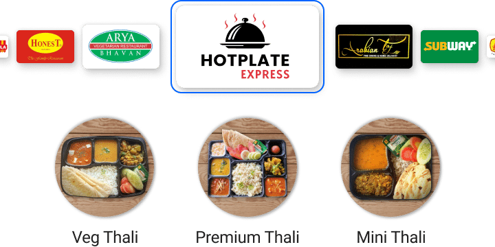 Order Hotplate express food in train