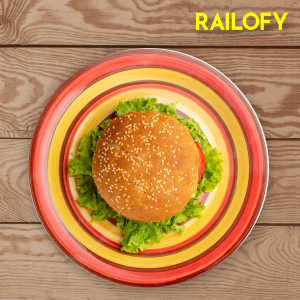 Paneer with Cheese Burger-Railofy