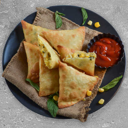 Corn Samosa-Railofy