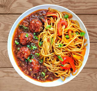 Veg Manchurian Noodles Combo-Railofy