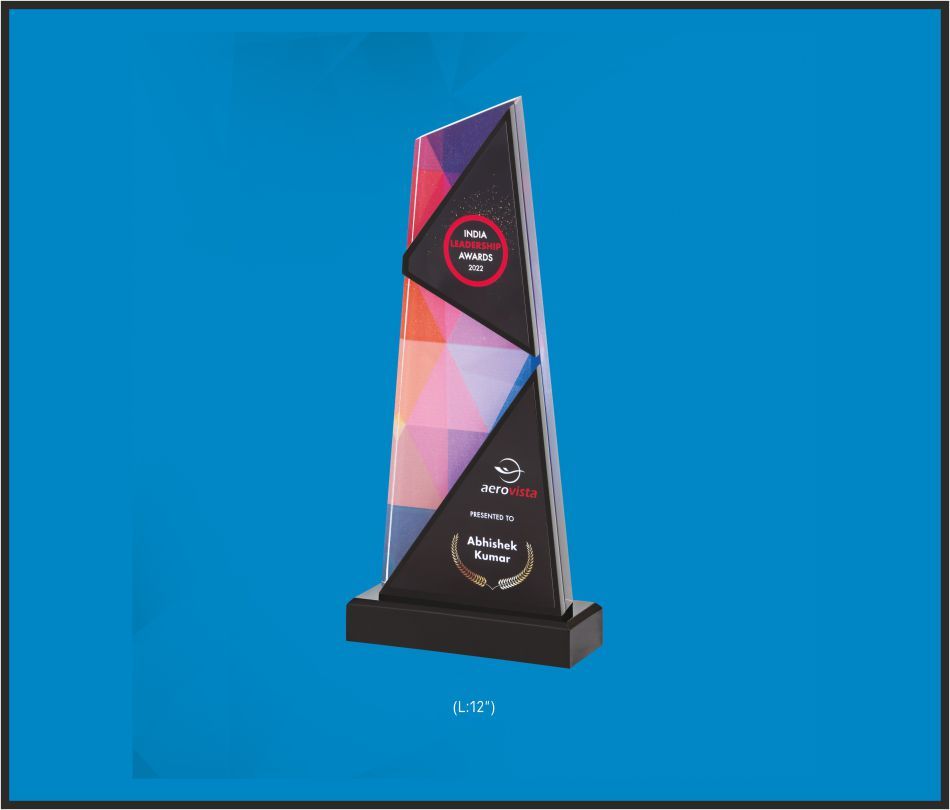 TRO - A28, Acrylic Trophy, size 12" inch