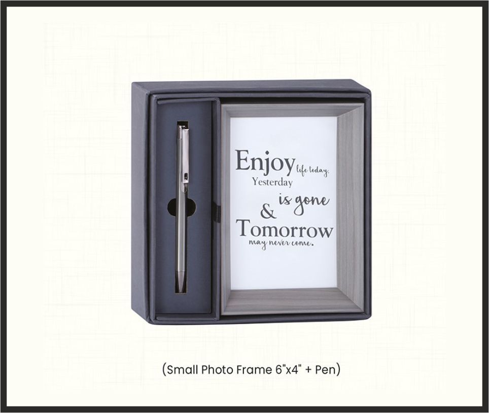 Gift Set - GS4515, Corporate Gifts, size Photo Frame 6"x4" + Pen Set