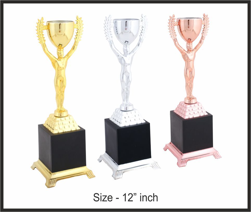 TRO - F501, Fiber Trophy, size 12" inch