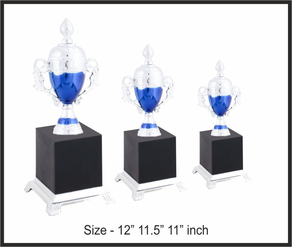 TRO - F507, Fiber Trophy, size A 12" B 11.5" C 11" inch
