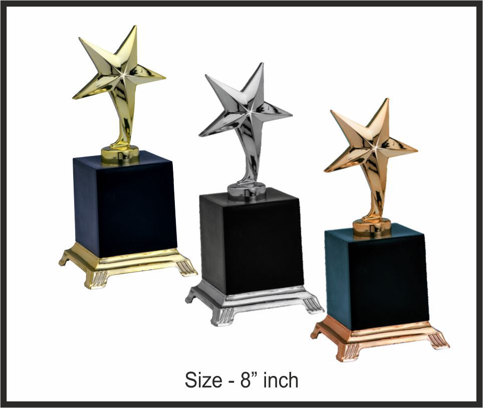 TRO - F513, Fiber Trophy, size 8" inch