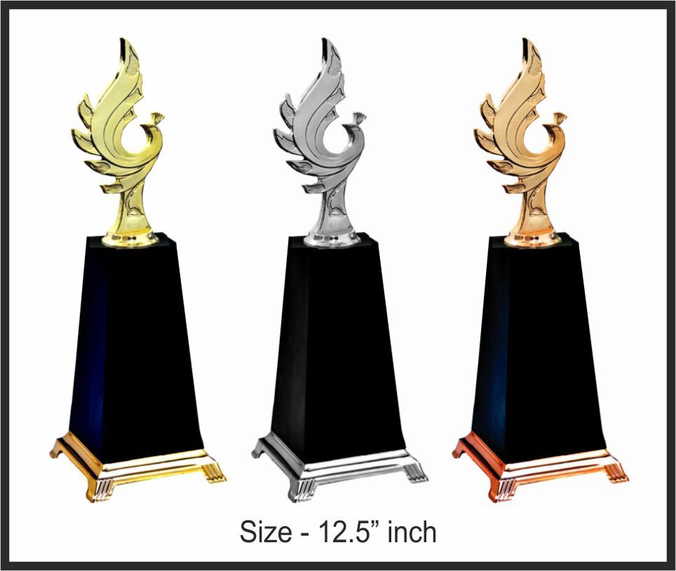 TRO - F519, Fiber Trophy, size 12.5" inch