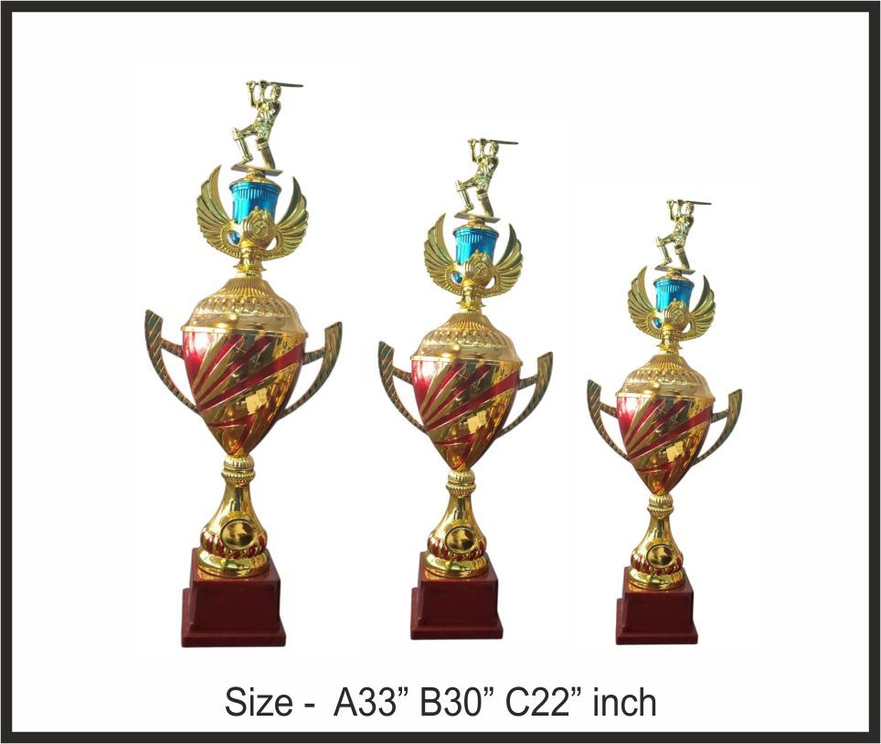 TRO - F61, Fiber Trophy, size A 33" B 30" C 22" inch