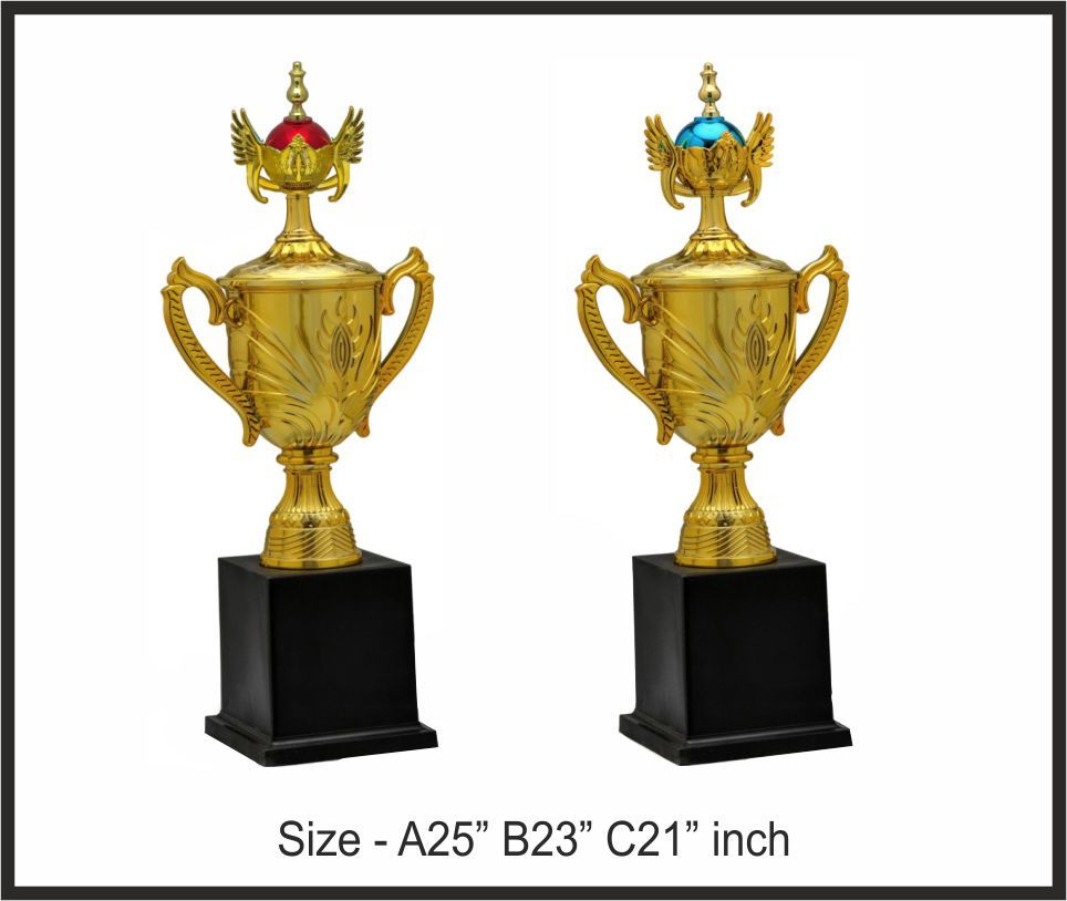 TRO - F93, Fiber Trophy, size A 25" B 23" C 21" inch