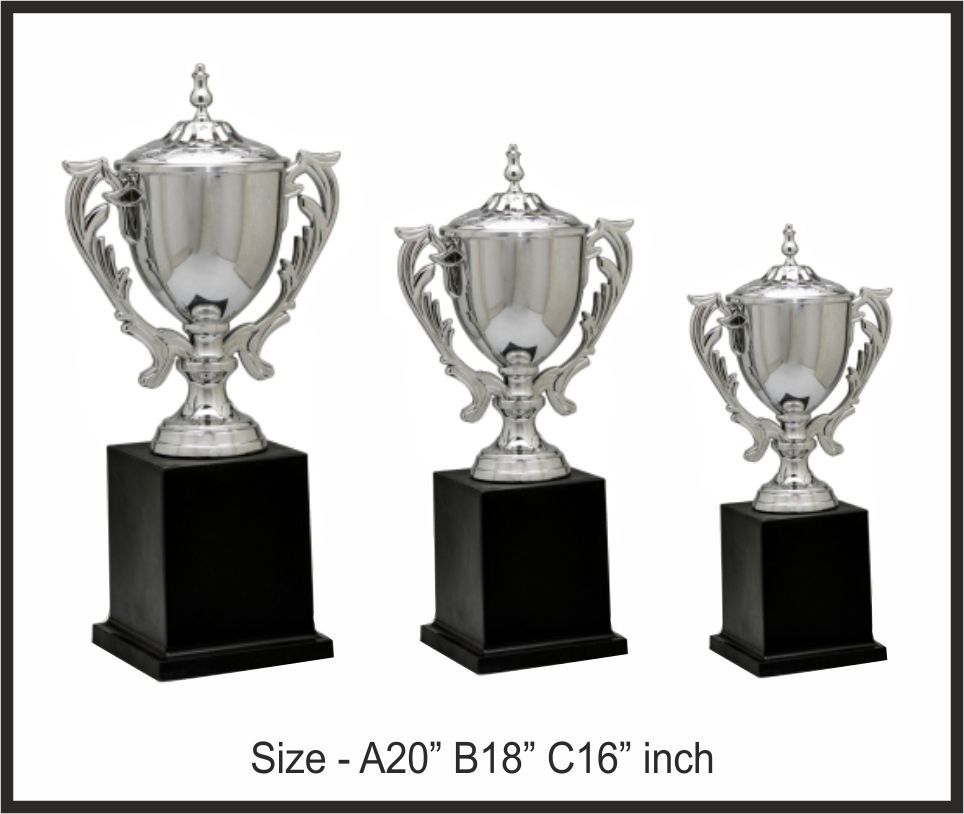 TRO - F94, Fiber Trophy, size A 20" B 18" C 16" inch