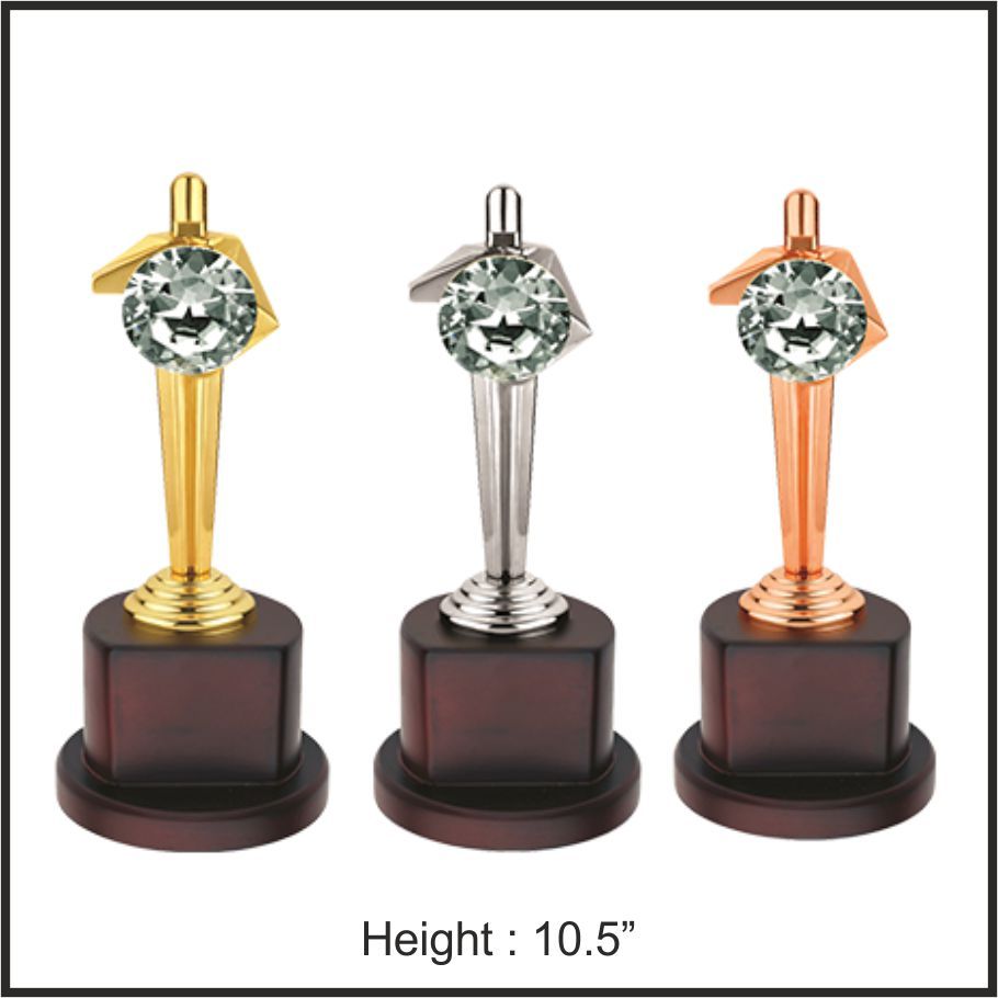 TRO - 1026, Metal Trophy, size 10.5" inch