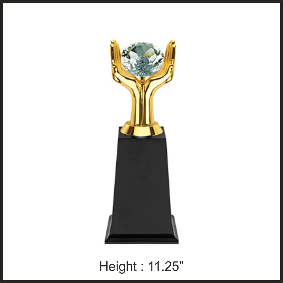 TRO - 1028, Metal Trophy, size 11.25" inch