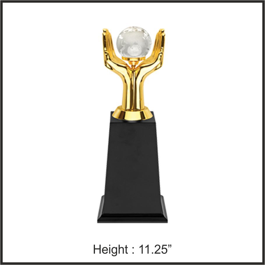 TRO - 1029, Metal Trophy, size 11.25" inch