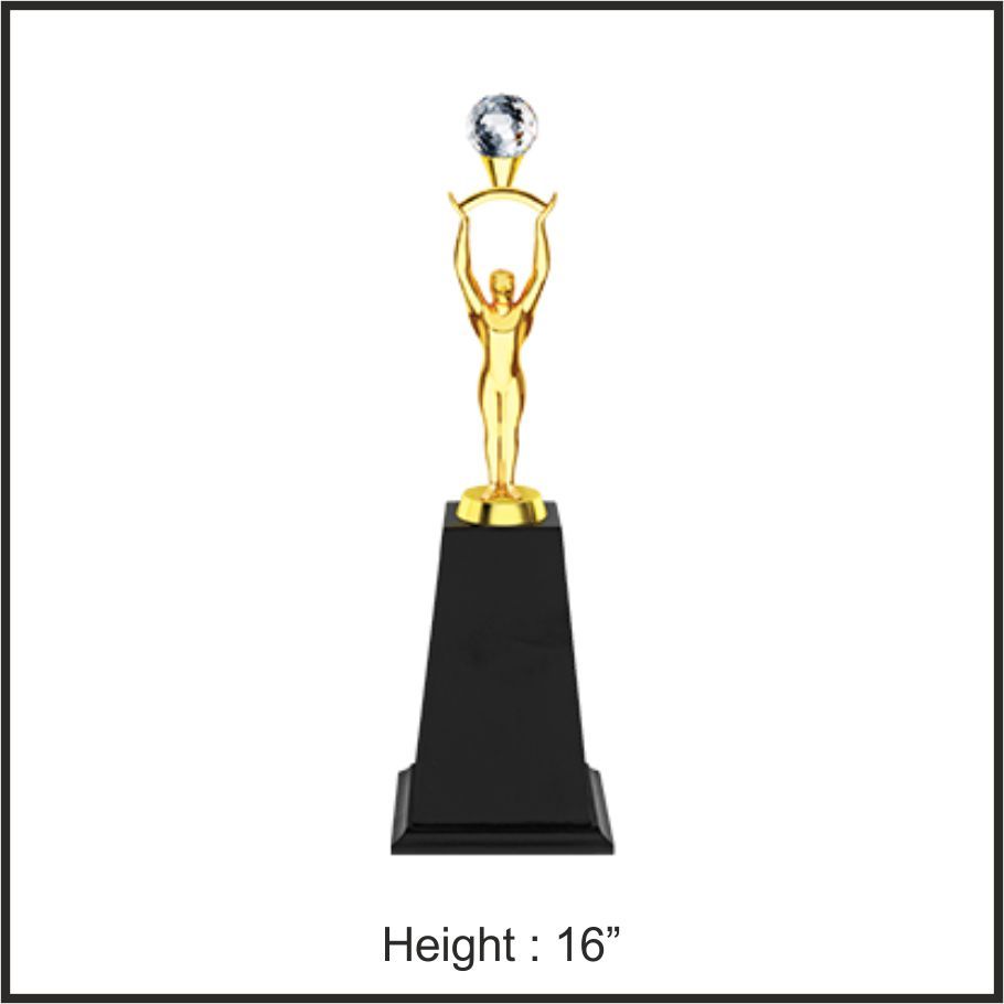 TRO - 1041, Metal Trophy, size 16" inch