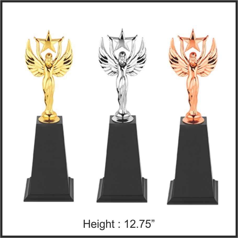 TRO - 1067, Metal Trophy, size 12.75" inch