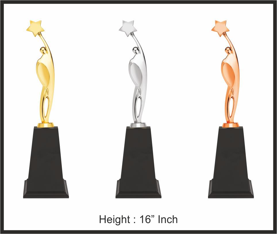 TRO - M1114, Metal Trophy, size 16" inch