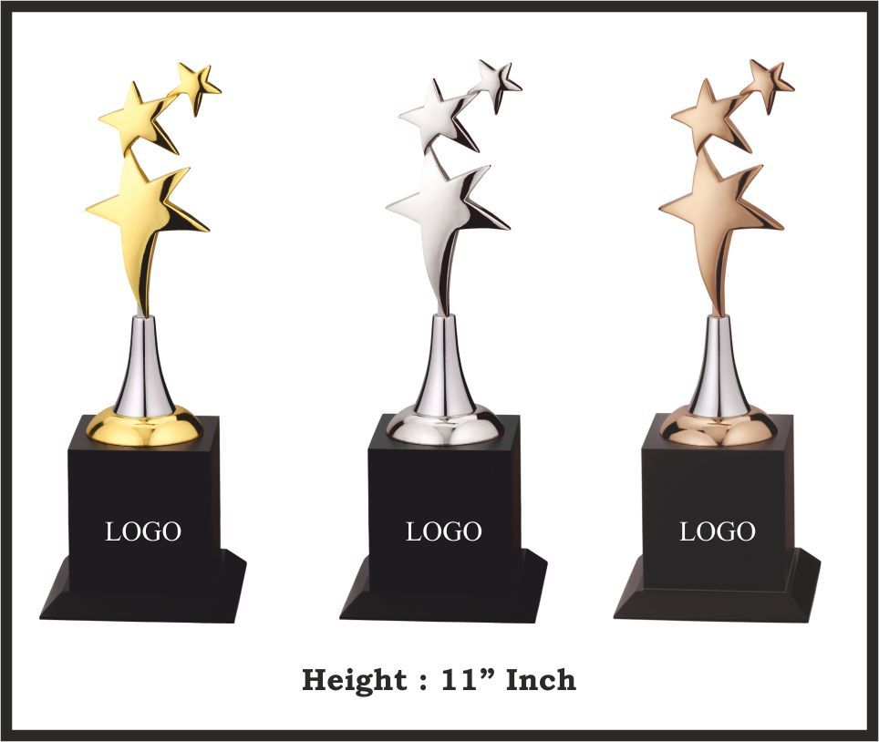 TRO - M348, Metal Trophy, size 11" inch