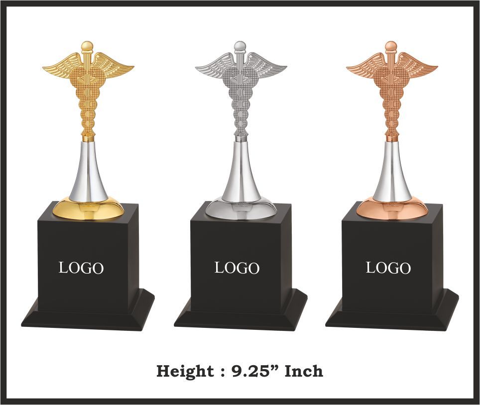 TRO - M635, Metal Trophy, size 9.25" inch