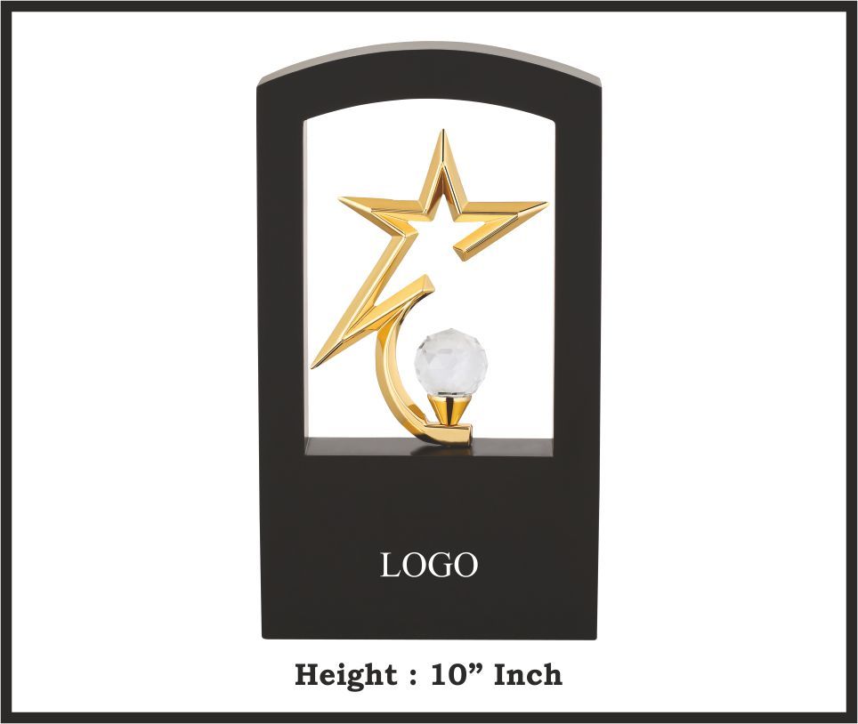 TRO - M643, Metal Trophy, size 10" inch