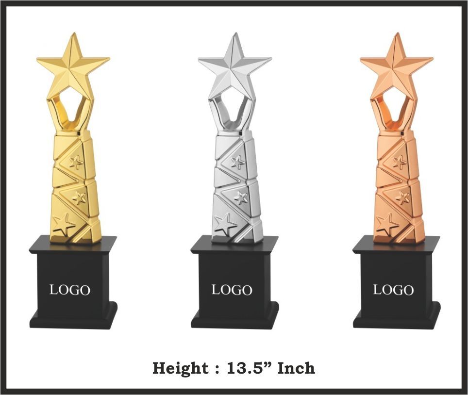 TRO - M742, Metal Trophy, size 13.5" inch
