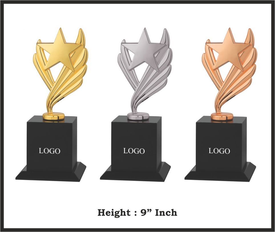 TRO - M746, Metal Trophy, size 9" inch