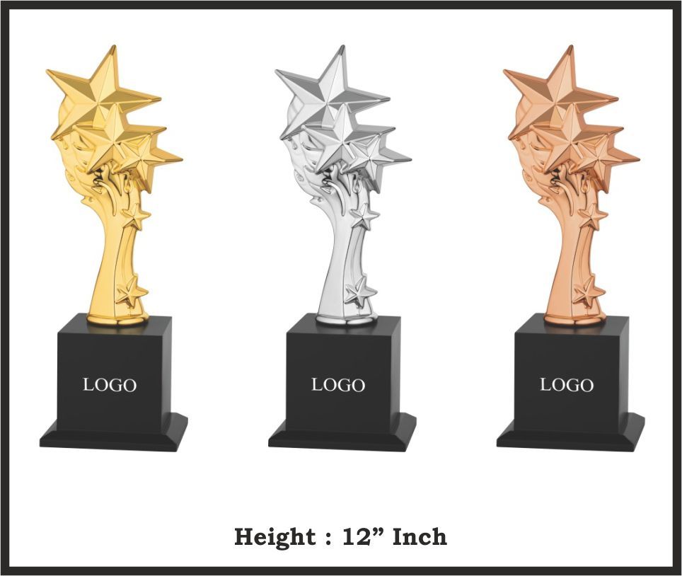 TRO - M747, Metal Trophy, size 12" inch