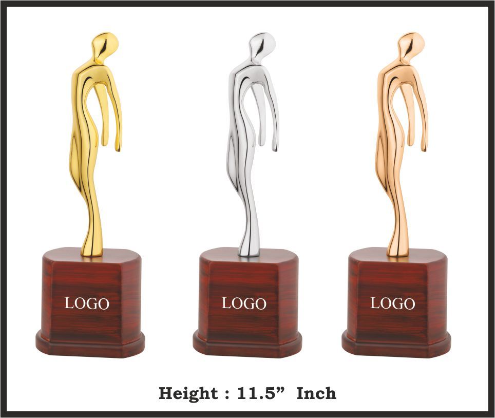TRO - M755, Metal Trophy, size 11.5" inch