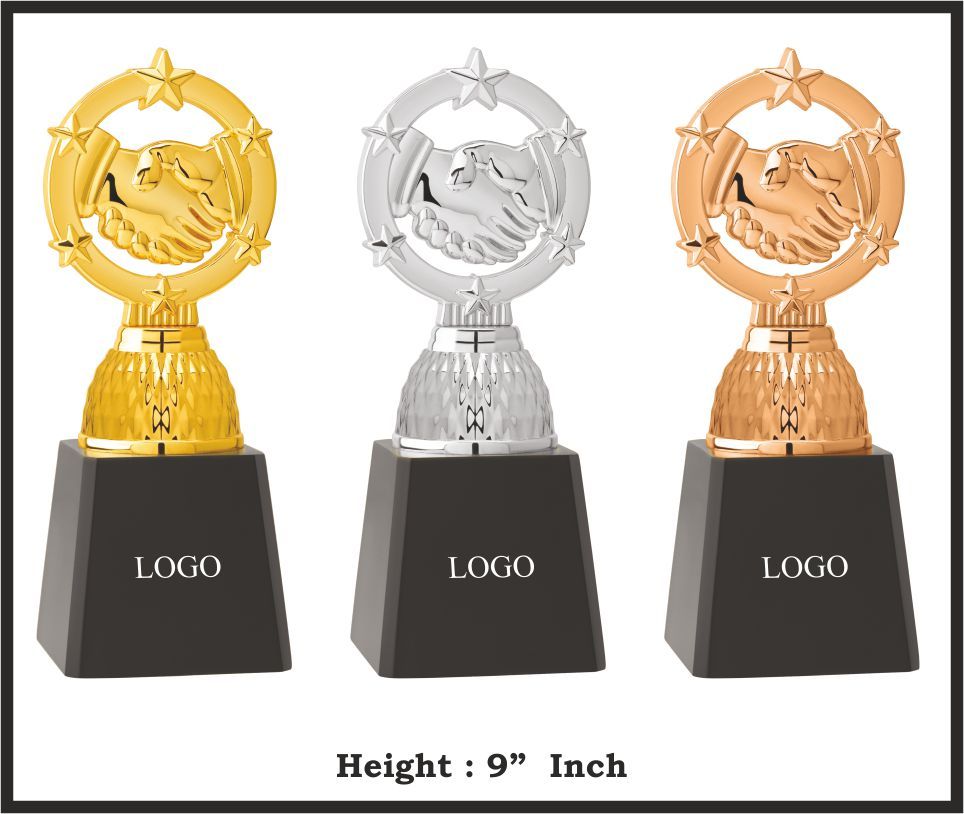 TRO - M764, Metal Trophy, size 9" inch