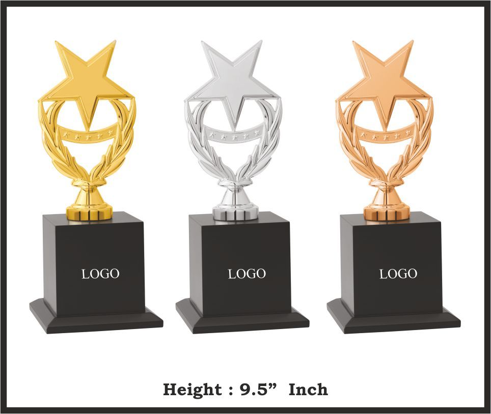 TRO - M772, Metal Trophy, size 9.5" inch